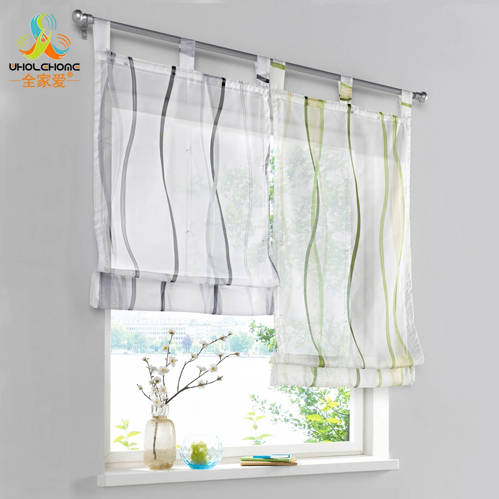 Polyester Tulle Pastoral Striped Panel Roman Curtains Window Curtains Sheer For the Kitchen Living Room Bedroom Tulle 1PCS/Lot
Polyester Tulle Pastoral Striped Panel Roman Curtains Window Curtains Sheer For the Kitchen Living Room Bedroom Tulle 1PCS/Lot