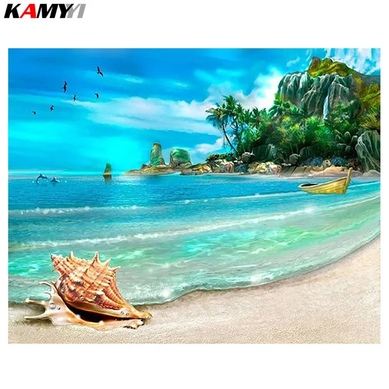 Diamond Painting Cross Stitch Landscape Diamond Embroidery Mosaic Sea Picture Rhinestones Needle Arts & Craft XY1
Diamond Painting Cross Stitch Landscape Diamond Embroidery Mosaic Sea Picture Rhinestones Needle Arts & Craft XY1