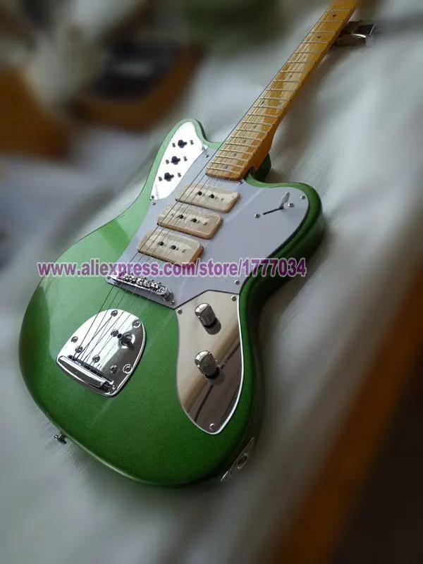Top quality Solid Body replica guitar Musical Instruments guitarra electrica Jazzmaster Custom Electric Guitar Metallic Green
Top quality Solid Body replica guitar Musical Instruments guitarra electrica Jazzmaster Custom Electric Guitar Metallic Green
