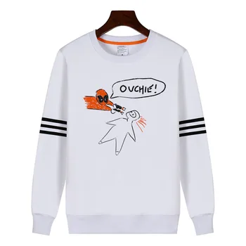 Deadpool Sweatshirt Drop Ship Comic Deadpool Sweatershirt New Funny Design Ouch Men's Brand Coat Sweatshirt With Fleece
Deadpool Sweatshirt Drop Ship Comic Deadpool Sweatershirt New Funny Design Ouch Men's Brand Coat Sweatshirt With Fleece