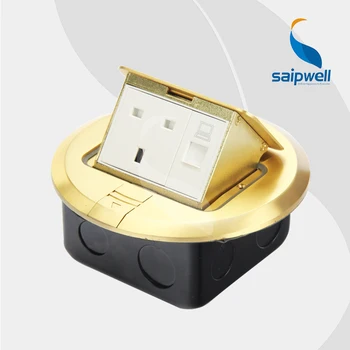 13A 220V Cu Floor Electric Socket / UK Style Socket & Network Interface Waterproof Floor Socket (SPD-2Y/CC1-5)
13A 220V Cu Floor Electric Socket / UK Style Socket & Network Interface Waterproof Floor Socket (SPD-2Y/CC1-5)