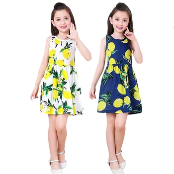Toddler Teen Girls Dresses Summer 2020 Little Kids Fruit Print Pattern Dress Mango Lemon Printed Clothes Costume Factory Sale
Toddler Teen Girls Dresses Summer 2020 Little Kids Fruit Print Pattern Dress Mango Lemon Printed Clothes Costume Factory Sale