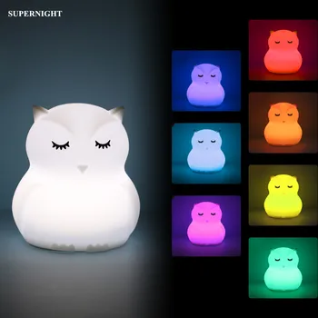 Mini Owl LED Night Light 9 Colors 3 Modes Silicone Bird Night Lamp Bedroom Bedside Lamp for Children Kids Baby Nursery Gift
Mini Owl LED Night Light 9 Colors 3 Modes Silicone Bird Night Lamp Bedroom Bedside Lamp for Children Kids Baby Nursery Gift