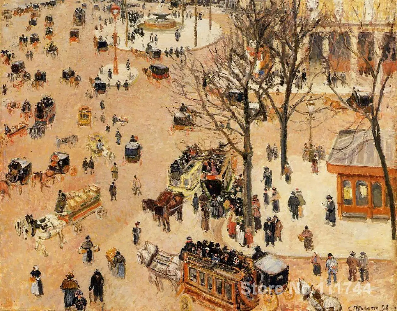 Импрессионистское художественное полотно Камилла Писсаро живопись место ду-театр Франция ручная роспись городской пейзаж современный Декор для дома
Импрессионистское художественное полотно Камилла Писсаро живопись место ду-театр Франция ручная роспись городской пейзаж современный Декор для дома