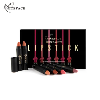 6pcs/Set Waterproof Colors Lipstick Long-lasting Moisturizer Temptation Nutritious Beauty Lips Makeup Kits Cosmetic Gloss Pen
6pcs/Set Waterproof Colors Lipstick Long-lasting Moisturizer Temptation Nutritious Beauty Lips Makeup Kits Cosmetic Gloss Pen