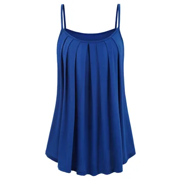 Large Size 5XL Summer Beach Tops Women 2019 Streetwear Solid Sleeveless Loose Tops Tunic Spaghetti Strap T Shirt Women Clothing
Large Size 5XL Summer Beach Tops Women 2019 Streetwear Solid Sleeveless Loose Tops Tunic Spaghetti Strap T Shirt Women Clothing
