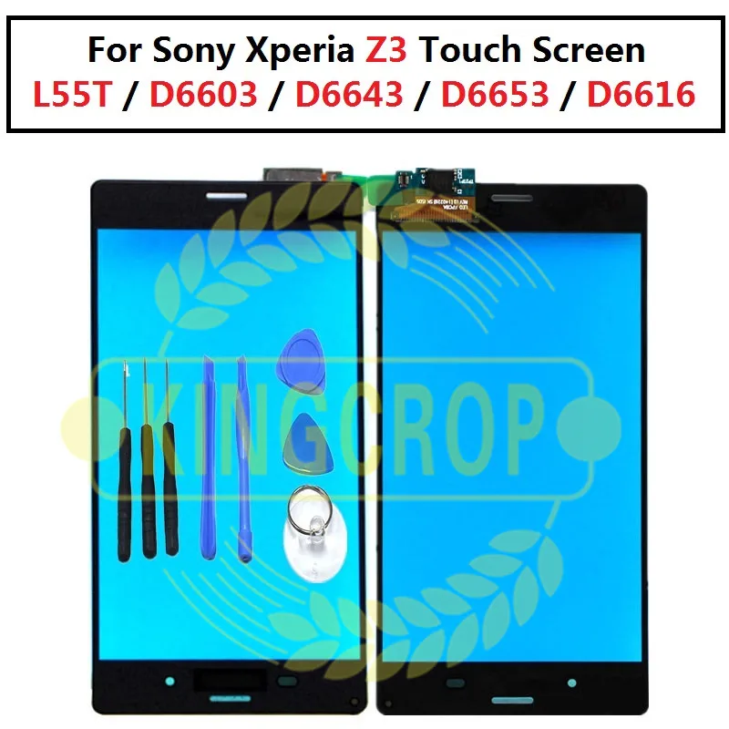 Black/White Touch Screen Digitizer Lens Panel For Sony Xperia Z3 L55T D6603 D6643 D6653 D6616 Replacement Parts
Black/White Touch Screen Digitizer Lens Panel For Sony Xperia Z3 L55T D6603 D6643 D6653 D6616 Replacement Parts