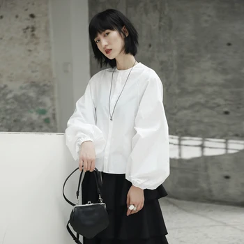 Autumn and Spring 2019 New Women White Shirt Solid Color Wild Cotton Blouses and Tops Female Europe Women Clothing
Autumn and Spring 2019 New Women White Shirt Solid Color Wild Cotton Blouses and Tops Female Europe Women Clothing