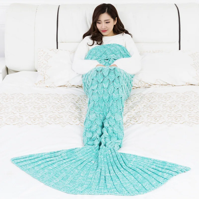deniz kizi kati renk yorgan denizkizi kuyrugu battaniye balik pulu kuyruk battaniye polar atmak pelus kanepe yatak ortusu yatak mermaid orme battaniye blankets for adults warm blankettail blanket aliexpress