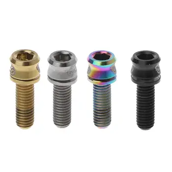 Bicycle Screw M5x15mm Stem Steering Handlebar Parts Titanium Alloy With Spacer Replacement Accessories MTB Road Bike Fixed Gear
Bicycle Screw M5x15mm Stem Steering Handlebar Parts Titanium Alloy With Spacer Replacement Accessories MTB Road Bike Fixed Gear