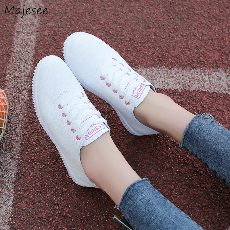 Vulcanize Shoes Women White 2019 New Korean Style Breathable All-match Soft Bottom Sneaker Womens Lace-up Running Lightweight
Vulcanize Shoes Women White 2019 New Korean Style Breathable All-match Soft Bottom Sneaker Womens Lace-up Running Lightweight