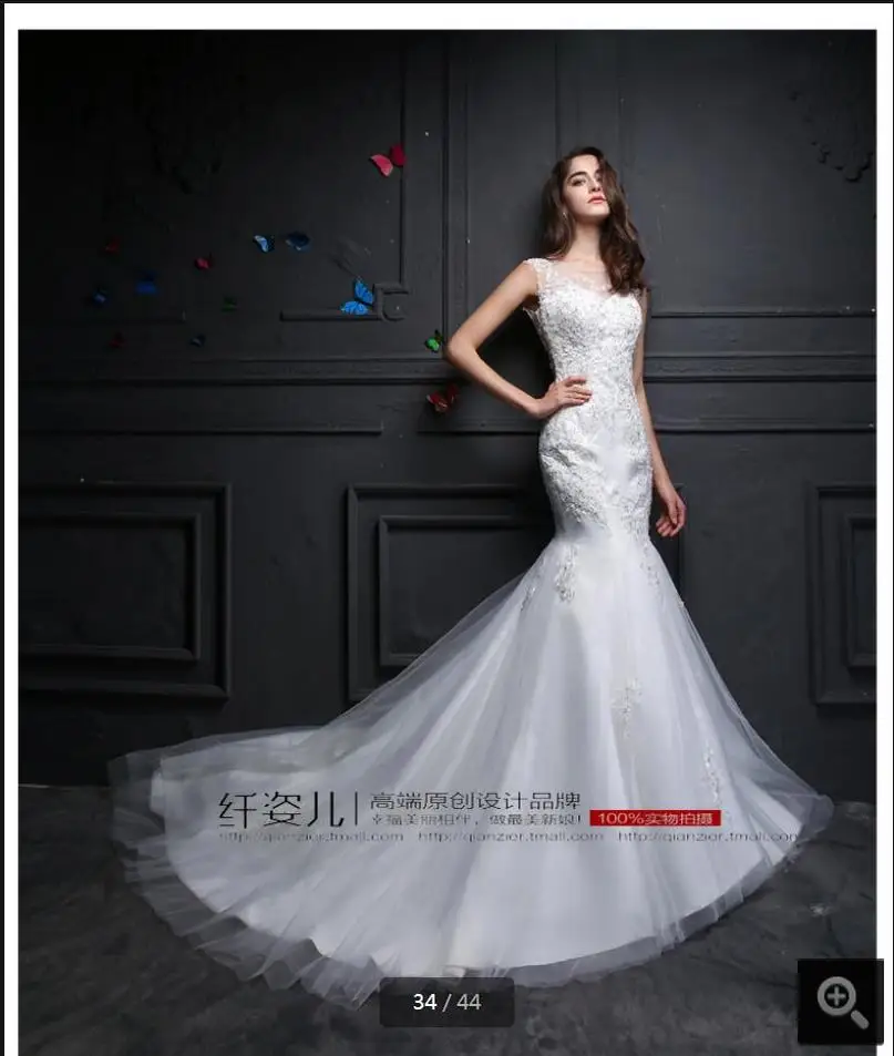 2016 cheap new arrival mermaid wedding dress lace appliques sheer back sexy bride dress chapel train chic wedding dresses
2016 cheap new arrival mermaid wedding dress lace appliques sheer back sexy bride dress chapel train chic wedding dresses