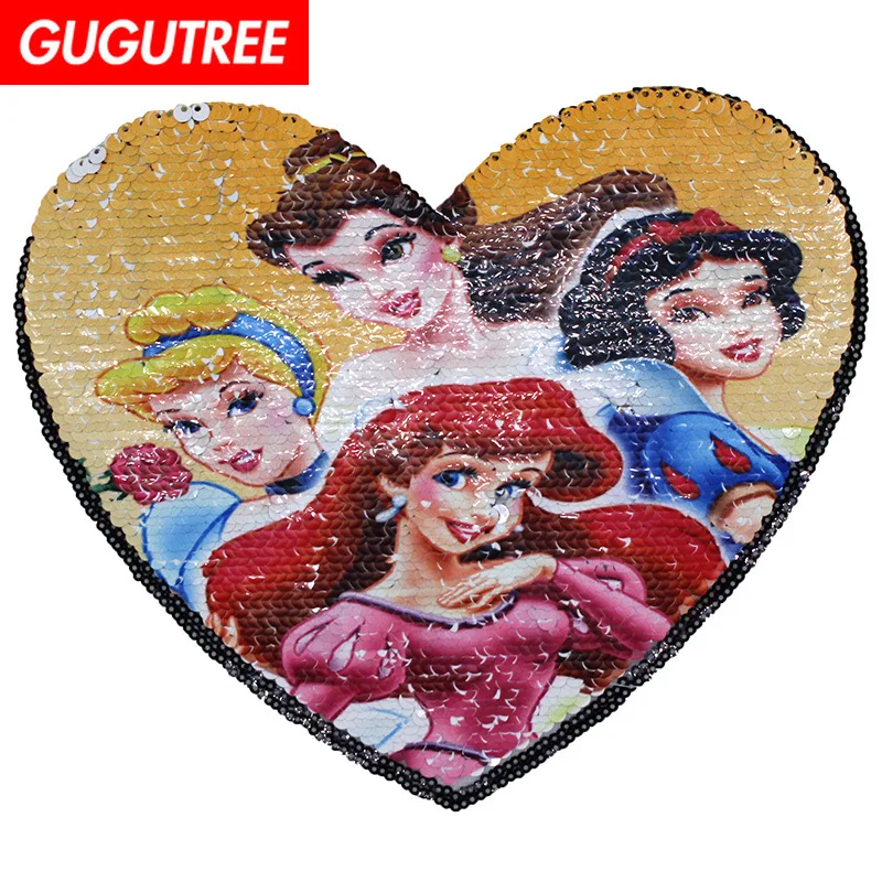 GUGUTREE embroidery Sequins big love heart patches happy patches badges applique patches for clothing XC-21
GUGUTREE embroidery Sequins big love heart patches happy patches badges applique patches for clothing XC-21