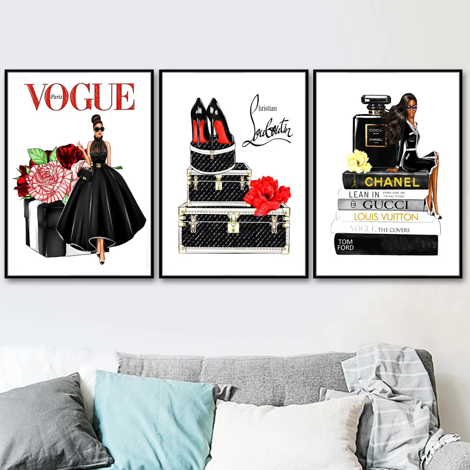 Fashion Book Flower Perfume Girl Salon Wall Art Canvas Painting Nordic Posters And Prints Wall Pictures For Living Room Decor
Fashion Book Flower Perfume Girl Salon Wall Art Canvas Painting Nordic Posters And Prints Wall Pictures For Living Room Decor