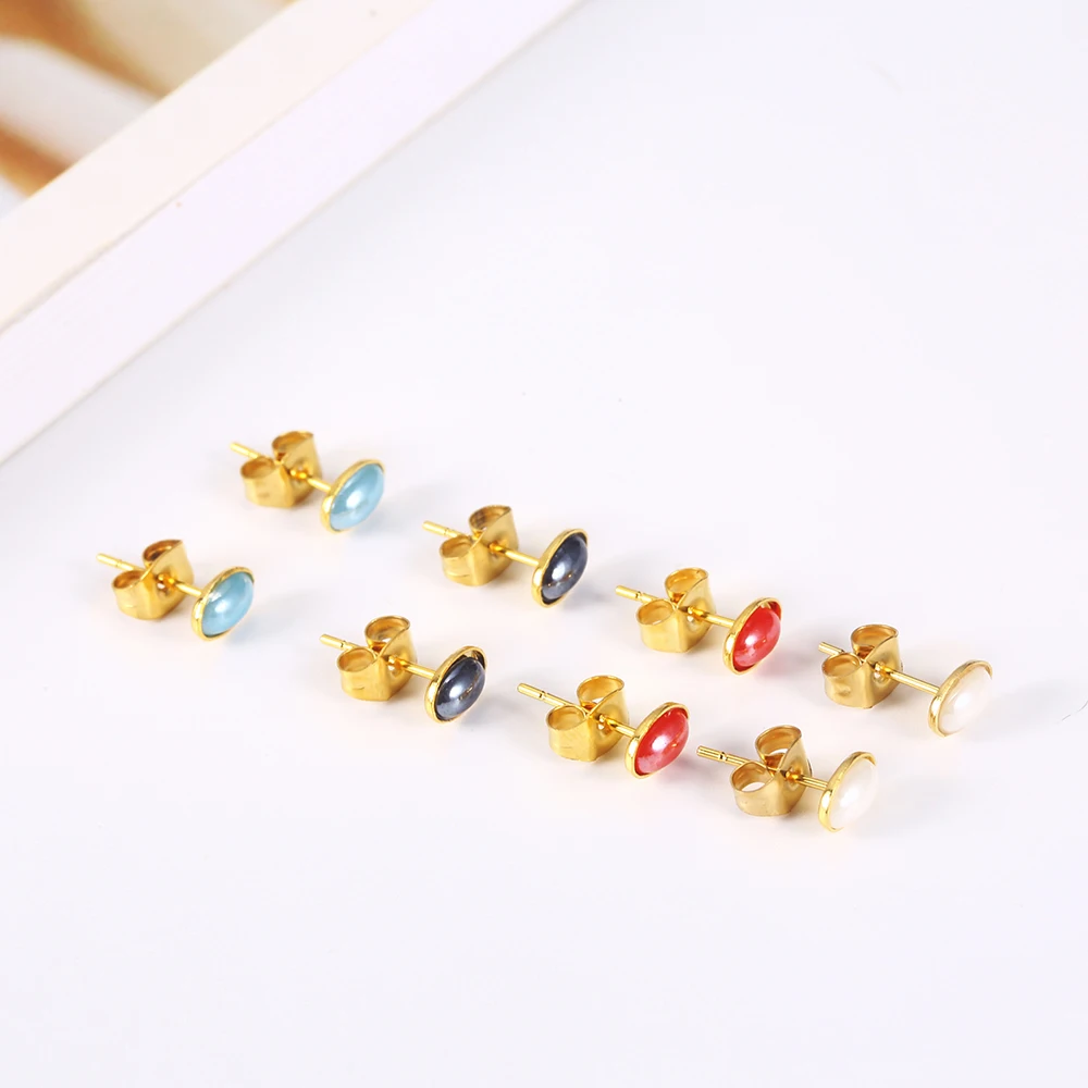 OUFEI Stainless Steel Jewelry Woman Charm Stud Earrings for women Fashion Jewelry Accessories Pearl Earrings Wholesale lots bulk
OUFEI Stainless Steel Jewelry Woman Charm Stud Earrings for women Fashion Jewelry Accessories Pearl Earrings Wholesale lots bulk