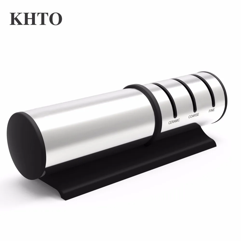 KHTO Quick Sharpener Stone Kitchen Knife Sharpener Stone Knife Sharpener Grinding Stone three Stages Sharpener Stone
KHTO Quick Sharpener Stone Kitchen Knife Sharpener Stone Knife Sharpener Grinding Stone three Stages Sharpener Stone