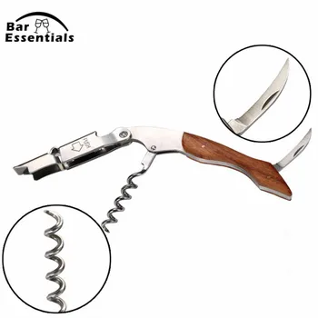 Multifunction Wood Handle Wine Corkscrew Bottle Opener Stainless Steel Antique Wine Tools
Multifunction Wood Handle Wine Corkscrew Bottle Opener Stainless Steel Antique Wine Tools