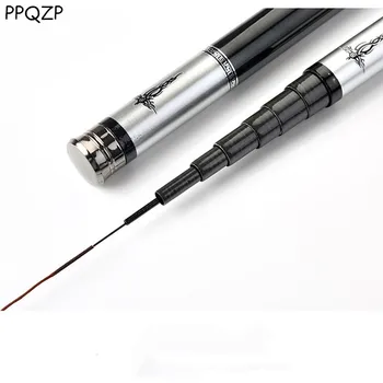 High Quality Super Hard Carbon Fiber Telescopic Fishing Rod 3.6m/4.5m/5.4m/6.3m/7.2m Squid Feeder Stream Handcuffs Pole PPQZP
High Quality Super Hard Carbon Fiber Telescopic Fishing Rod 3.6m/4.5m/5.4m/6.3m/7.2m Squid Feeder Stream Handcuffs Pole PPQZP