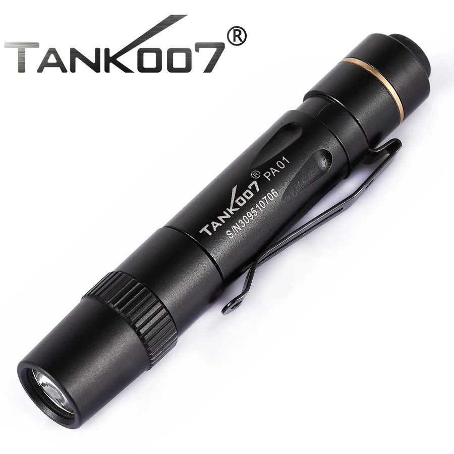 

Tank007 PA01 osram Flashlight Mini Rechargeable Medical pens torch 3-mode Canetas Reflector by AAA Battery