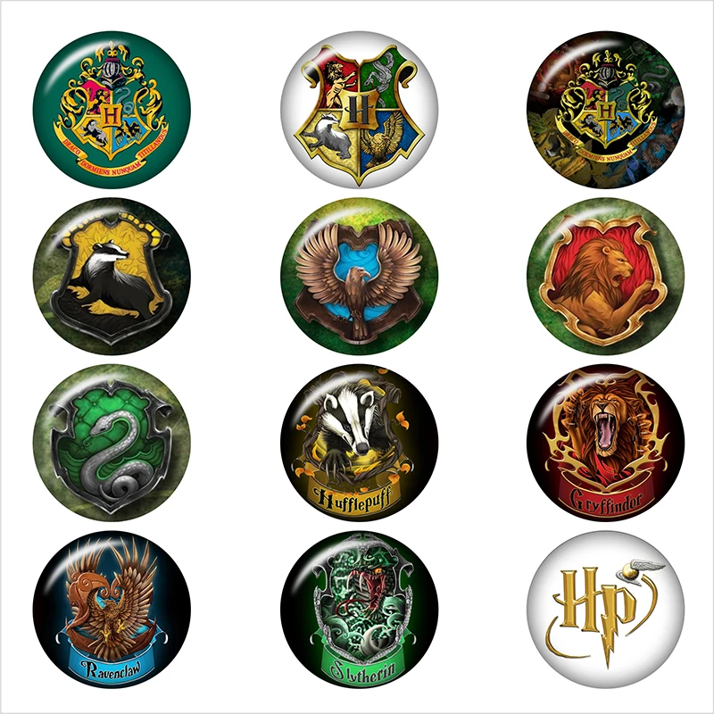 Movie cartoon HP Lion snake eagle glass snap button jewelry DIY Round photo cabochons flat back DA1275
Movie cartoon HP Lion snake eagle glass snap button jewelry DIY Round photo cabochons flat back DA1275