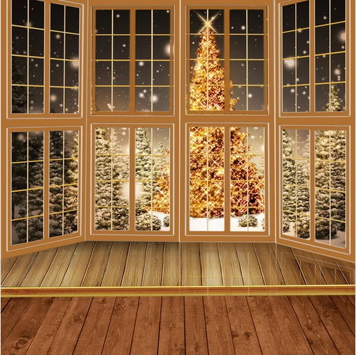 10x10FT Lattice Window Night Snowflakes Outdoor Gold Christmas Tree Custom Photo Backdrop Studio Background Vinyl 300cm x 300cm
10x10FT Lattice Window Night Snowflakes Outdoor Gold Christmas Tree Custom Photo Backdrop Studio Background Vinyl 300cm x 300cm