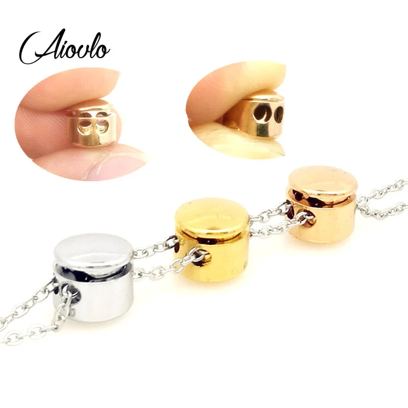 2pcs Hole 2mm Stainless Steel Double Hole Chain Fixing Buckle DIY Ball Chain Connectors Jewelry Findings Wholesale Lots Bulk
2pcs Hole 2mm Stainless Steel Double Hole Chain Fixing Buckle DIY Ball Chain Connectors Jewelry Findings Wholesale Lots Bulk