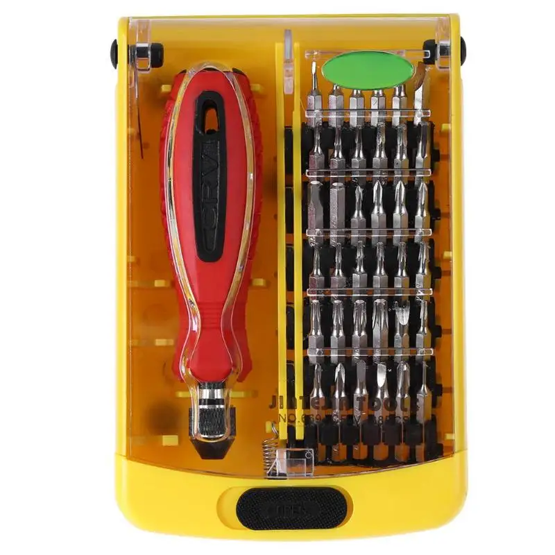 37pcs Anti-Skid Handle Multipurpose Cross Torx Hexagonal Screwdrivers Set Hex Socket Screw Driver Heads Repair Tools
37pcs Anti-Skid Handle Multipurpose Cross Torx Hexagonal Screwdrivers Set Hex Socket Screw Driver Heads Repair Tools