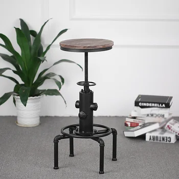 Metal Bar Stool Modern Height Adjustable Swivel Pinewood Top Kitchen Dining Bar Stool Chair for Home Bar Decorative Seat
Metal Bar Stool Modern Height Adjustable Swivel Pinewood Top Kitchen Dining Bar Stool Chair for Home Bar Decorative Seat