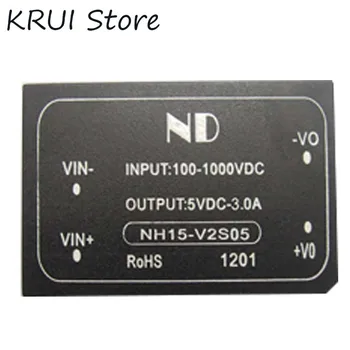 NH15-V2S05 dcdc module 650V 800v 900v 1000V to 5V 3a high voltage input step down dcdc converter quality goods free shipping
NH15-V2S05 dcdc module 650V 800v 900v 1000V to 5V 3a high voltage input step down dcdc converter quality goods free shipping
