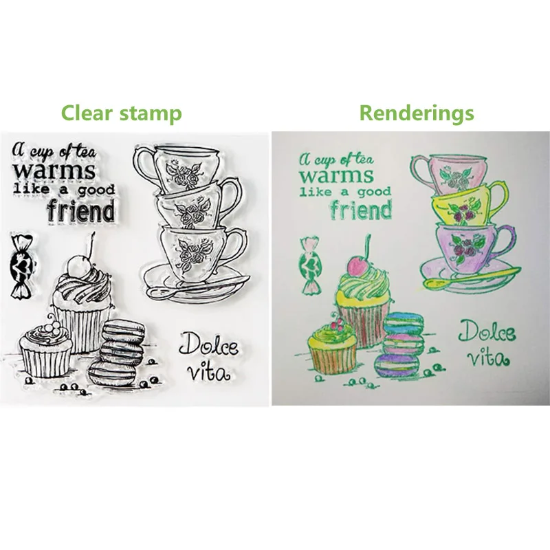 DIY metal cutting dies and clear rubber stamp set Ice cream Tea Stamp with dies for card making scrapbooking decorative tool
DIY metal cutting dies and clear rubber stamp set Ice cream Tea Stamp with dies for card making scrapbooking decorative tool