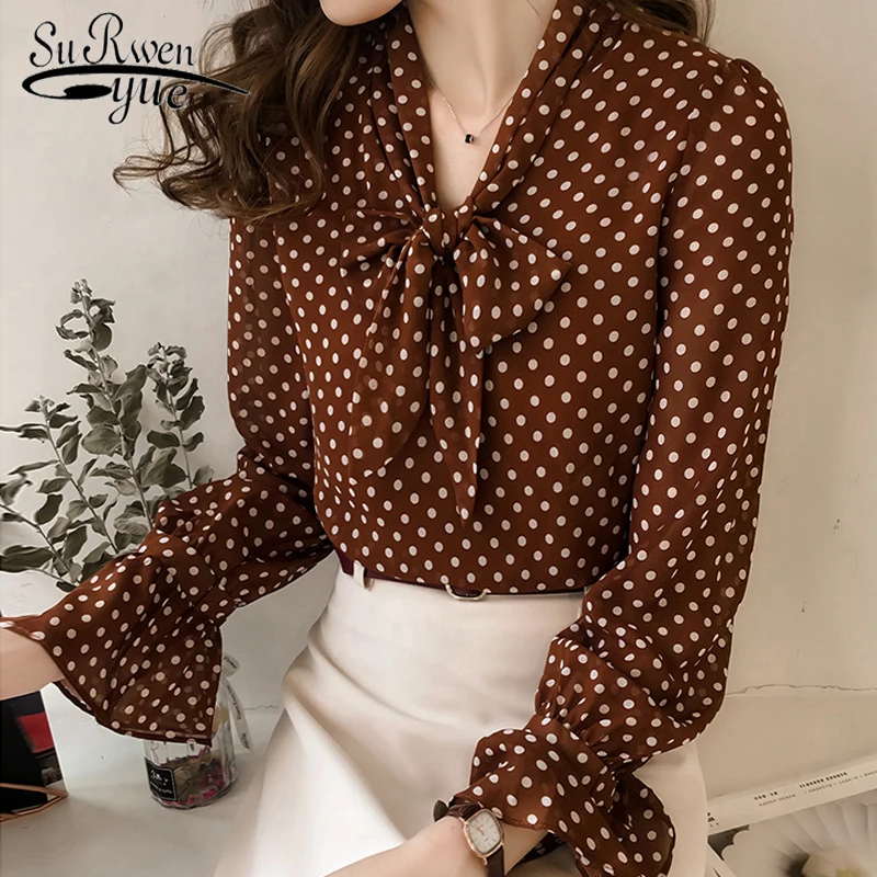 Autumn blouse plus size women tops long sleeve women shirts fashion woman blouses 2019 print dot chiffon blouse shirt 1537 45
Autumn blouse plus size women tops long sleeve women shirts fashion woman blouses 2019 print dot chiffon blouse shirt 1537 45