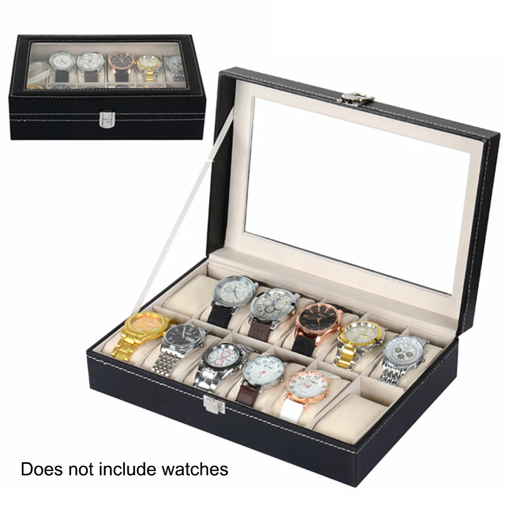 30.8*20.3*8.7cm 12 Slots Pu Leather Watch Watches Display Storage Case Watch Bracelet Jewellery Box Organiser Fashion New Hot
30.8*20.3*8.7cm 12 Slots Pu Leather Watch Watches Display Storage Case Watch Bracelet Jewellery Box Organiser Fashion New Hot