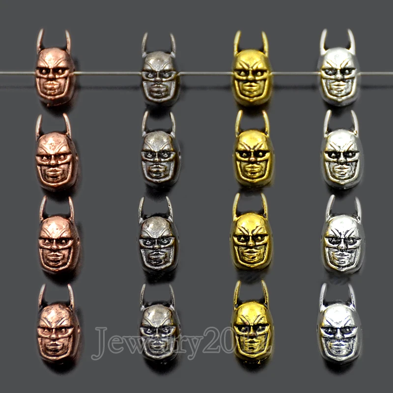 Фото 100 шт./лот одноцветные металлические шлемы браслет с маской очаровательные