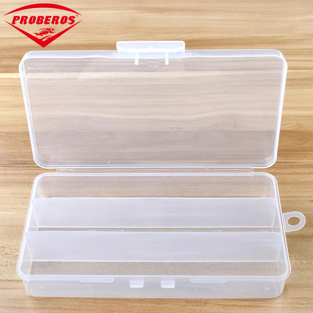 Simple Plastic Fishing Tackle Box 19*10*3.5cm Transparent Fishing Accessaries Box 3 Compartments PP Box
Simple Plastic Fishing Tackle Box 19*10*3.5cm Transparent Fishing Accessaries Box 3 Compartments PP Box