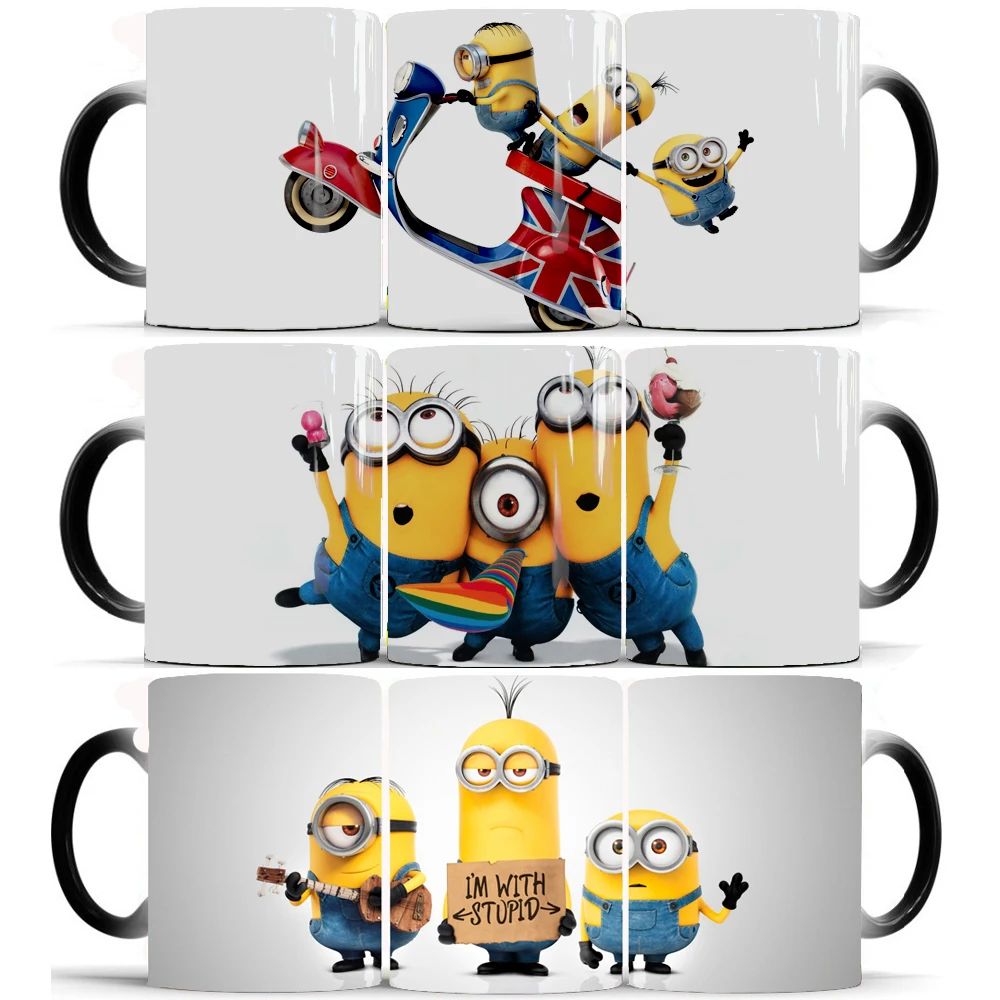Despicable me mugs 350ml coffee mugs Heat Sensitive transforming cup cold hot heat changing color magic mug beer milk tea cups
Despicable me mugs 350ml coffee mugs Heat Sensitive transforming cup cold hot heat changing color magic mug beer milk tea cups