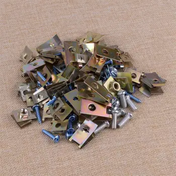 CITALL 100pcs Car Interior Mixed Fastener Clips Fixed Screw Base U Type Nut Mounting Gasket Clip Metal For Car Door Panel Fender
CITALL 100pcs Car Interior Mixed Fastener Clips Fixed Screw Base U Type Nut Mounting Gasket Clip Metal For Car Door Panel Fender