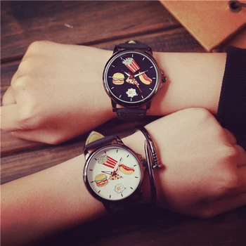 Cute Lovely Pattern Children Watch Boys Girls Hamburger Hot Dog Fries Quartz Watch Lovers' Student Wristwatch
Cute Lovely Pattern Children Watch Boys Girls Hamburger Hot Dog Fries Quartz Watch Lovers' Student Wristwatch