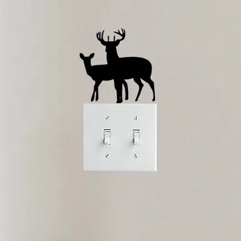 Two Deer Doe And Buck Vinyl Animal Bedroom Light Switch Wall Sticker Decor 3SS0123
Two Deer Doe And Buck Vinyl Animal Bedroom Light Switch Wall Sticker Decor 3SS0123