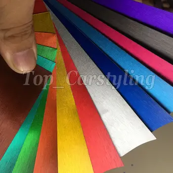 Various Colors Matte Chrome brushed Vinyl For Car wrap Covering Foil with air Bubble free / Air release size 1.52x20m / 5x67ft
Various Colors Matte Chrome brushed Vinyl For Car wrap Covering Foil with air Bubble free / Air release size 1.52x20m / 5x67ft