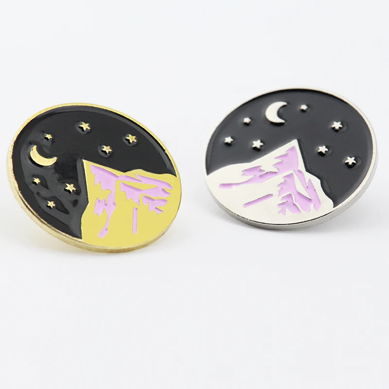 Fashion Hiking Advanture Badge Brooch Travel Souvenir Sky Moon Star Enamel Lapel Pins Jewelry Gift Women
Fashion Hiking Advanture Badge Brooch Travel Souvenir Sky Moon Star Enamel Lapel Pins Jewelry Gift Women