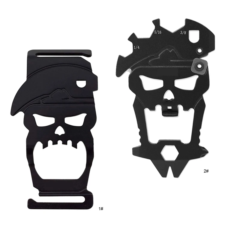 12 in New Arrived Black Stainless Steel Hand Tool Screwdriver One Stainless Steel Skull Multi-function Bottle Opener EDC Tool
12 in New Arrived Black Stainless Steel Hand Tool Screwdriver One Stainless Steel Skull Multi-function Bottle Opener EDC Tool