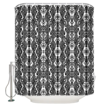 Animlas Pattern Black and White Snake DesignFabric Shower Curtains Bathroom Accessories Shower Curtain Liner Shower Curtains
Animlas Pattern Black and White Snake DesignFabric Shower Curtains Bathroom Accessories Shower Curtain Liner Shower Curtains