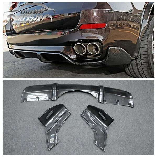 F15 X5 Carbon Fiber Rear Bumper Diffuser with Splitter Apron for F15 X5 M-tech M-sport Bumper Only 2014 UP car styling
F15 X5 Carbon Fiber Rear Bumper Diffuser with Splitter Apron for F15 X5 M-tech M-sport Bumper Only 2014 UP car styling