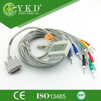 Nihon Kohden 10 lead EKG cable, compatible with Cardiofac 6353 ekg machine,AHA/Din 3.0
Nihon Kohden 10 lead EKG cable, compatible with Cardiofac 6353 ekg machine,AHA/Din 3.0