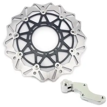BIKINGBOY For Honda CRF 250 450 R X 2004-2014 CR 125 250 R E 2004-2008 320mm Oversize Front Brake Disc Disk Rotor Bracket 
BIKINGBOY For Honda CRF 250 450 R X 2004-2014 CR 125 250 R E 2004-2008 320mm Oversize Front Brake Disc Disk Rotor Bracket