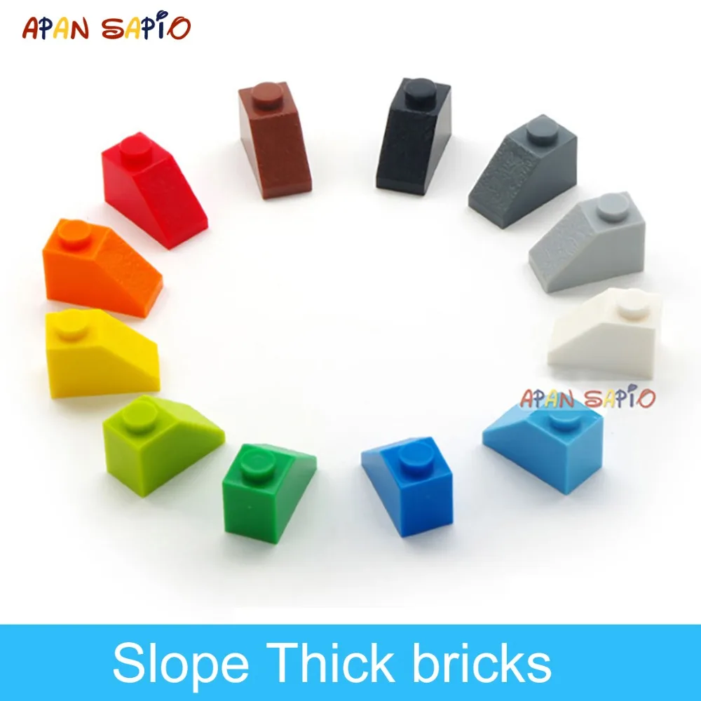 DIY Building Blocks Thick Figures Bricks Slope 120PCS lot 12Colors Educational Creative Compatible With Legoe Toys for Children
DIY Building Blocks Thick Figures Bricks Slope 120PCS lot 12Colors Educational Creative Compatible With Legoe Toys for Children