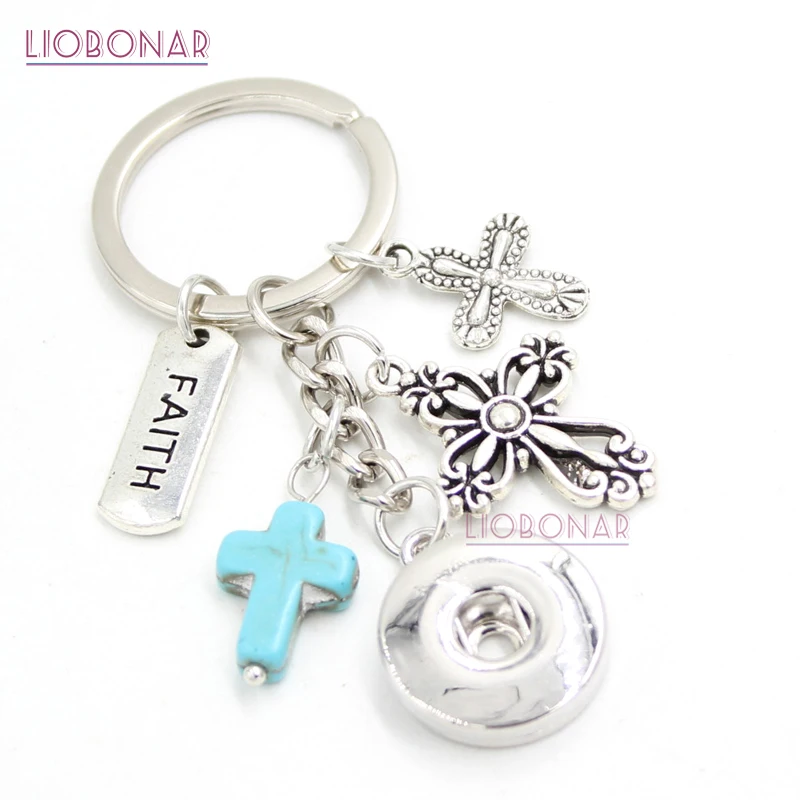 10PCS Wholesale DIY 18mm Snap Jewelry Cross Key Chain Handbag Charm Inspiration Faith Snap Keychain Key Ring for Men Women Gifts
10PCS Wholesale DIY 18mm Snap Jewelry Cross Key Chain Handbag Charm Inspiration Faith Snap Keychain Key Ring for Men Women Gifts