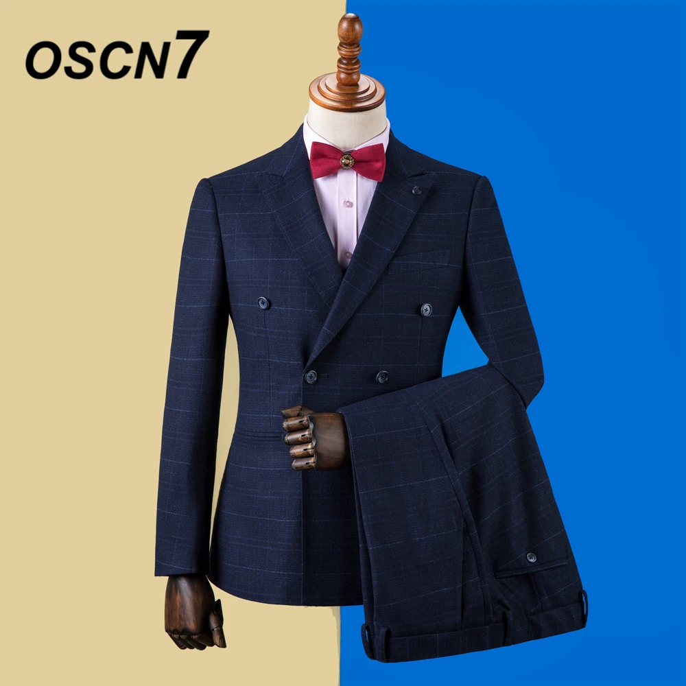 OSCN7 Double-breasted Custom Made Suits Men Slim Fit Wedding Party Mens Tailor Made Suit 2019 3 Piece Blazer Pants Vest ZM-587
OSCN7 Double-breasted Custom Made Suits Men Slim Fit Wedding Party Mens Tailor Made Suit 2019 3 Piece Blazer Pants Vest ZM-587