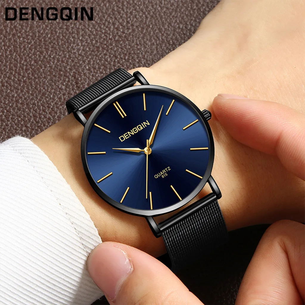 DENGQIN Men Wrist Watch Luxury Quartz Sport Military Stainless Steel Dial Band watch male watches mens 2019 relogio masculino
DENGQIN Men Wrist Watch Luxury Quartz Sport Military Stainless Steel Dial Band watch male watches mens 2019 relogio masculino