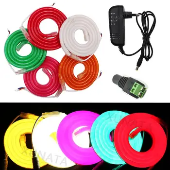 DC12V LED Strip Neon Light SMD 2835 120Leds/m Flexible LED Neon Sign IP67 Waterproof Neon LED Ribbon Tape With US/AU/EU/UK Plug
DC12V LED Strip Neon Light SMD 2835 120Leds/m Flexible LED Neon Sign IP67 Waterproof Neon LED Ribbon Tape With US/AU/EU/UK Plug